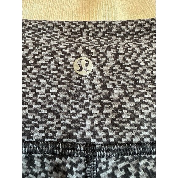 Lululemon Wunder Under Crop III Pant In Digi Pixie Black Pitch Grey Size 4 Gym - Picture 9 of 12